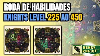 Tibia - Roda de Habilidades de EK do Level 225 ao Level 450