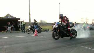 Drag racing Yamaha R6 2007 против всех. Санкт-Петербург 2018.