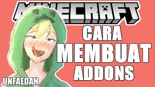 Cara Membuat Addon MCPE/Minecraft + Speed Art Video