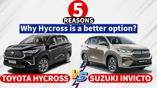 Toyota Innova Hycross v/s Maruti Suzuki Invicto 2024 | Why Hycross is Better Option |Launch in India