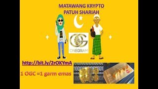 pembukaan ICO onegram matawang krypto patuh shariah