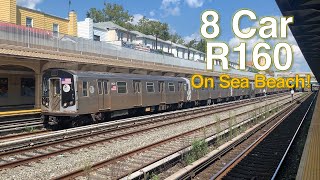 ENY 8-Car R160 on the N Line