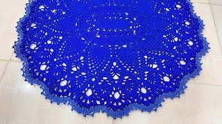 فرشینه آناناسی/ رج 6 تا 8                                    rug crochet /R6-8