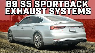 Audi B9 S5 Sportback Valved Exhaust Systems Sounds | ECS Tuning