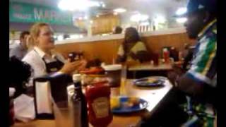 Singing in golden corral