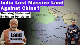 India Lost Massive Land Against China? Shocking Statement By Indian Politician I By WHN