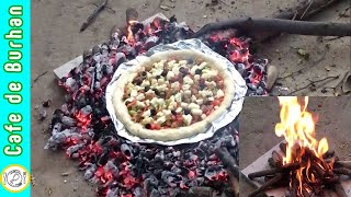 PIZZA | Italian Style Pizza | #PizzaHut | #DominoPizza | Outdoor Pizza by Cafe de Burhan