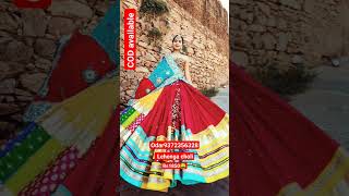 new designer printed lehenga choli #seemafashionon #shorts