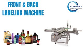 Double Side Labeling Machine for Lubricants