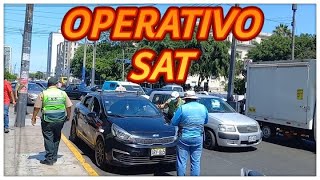 GRABO UN OPERATIVO DEL SAT: Y los policías no respetan las leyes, ni las hacen respetar.