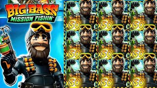 I bought 6x $25,000 bonus buys on Big Bass Mission Fishin slot