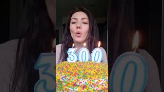 300 тыс в тик ток ! ура 🙌 🙌  надеюсь и с ютуб всё будет 🥰