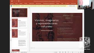 Seminario Visiones, imaginarios y representaciones culturales 13 de marzo 2023