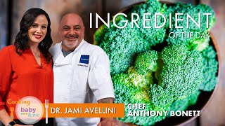 Broccoli & Cheddar Corn Muffins & Broccoli w/ Crab | Chef Anthony Bonett | Cooking for Baby & Me