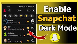 How To Enable Dark Mode On Snapchat | Snapchat Dark Mode Android | How To Get Snapchat Dark Mode