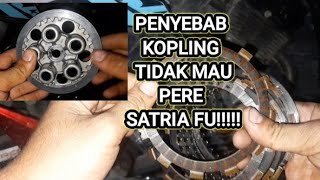 SALAH SATU KOPLING SATRIA FU GAMPANG RUSAK /SELIP #satriafumodifikasi  #kopling #satriafuroadrace