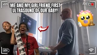 Me And My Girlfriend First Ultrasound Of Our Baby!👶🏽 **WE HEARD THE BABY HEARTBEAT**