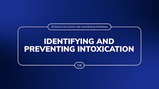 04 Identifying and Preventing Intoxication