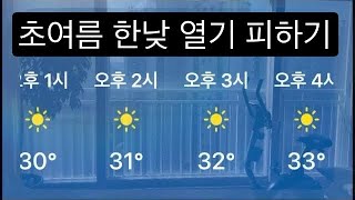 아파트 초여름 한낮 열기 피하는 법