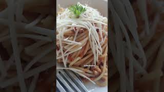 Spageti spesial di Like like eatery klungkung - rasanya unik saja. #spagetti #food