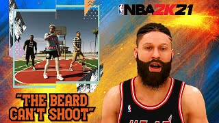 NBA 2K21 COCKY SQUAD PULLS UP IN THE PARK 3 VS 3 AGAINST THE BEARD.