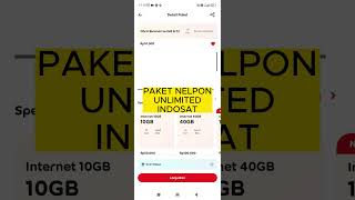 PAKET NELPON UNLIMITED #shorts #indosat