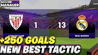 SM24 NEW BEST TACTICS! ⚽️+250 GOALS🤩 SOCCER MANAGER 2024 NEW BEST TACTIC