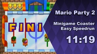 MP2 Mini-Game Coaster (Easy) Speedrun in 11:19