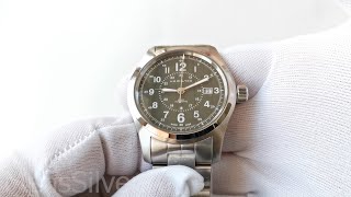 Hamilton Khaki Field H70605163 Automatic Men's Watch | Мужские Швейцарские Часы Хэмилтон Механика