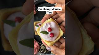 Cranberry Mousse Tart