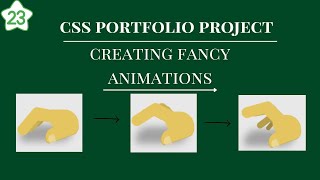 Episode 23 CSS Portfolio Project:Mastering CSS animations #css#webdevelopment #webdesign #animation