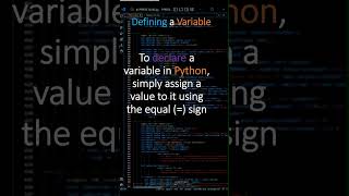 DEFINING A VRIABLES IN PYTHON | #Python | #PyThink | @pythink1