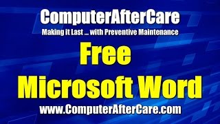 Free Microsoft Word