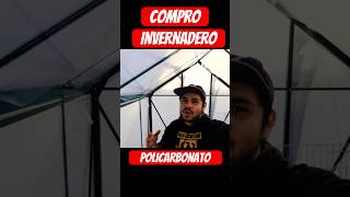 Invernadero de policarbonato, ve el video completo acompáñame a armarlo