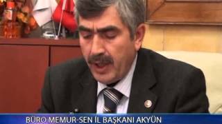 BÜRO MEMUR SEN İL BAŞKANI AKYÜN