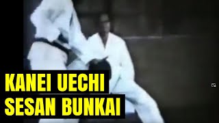 Uechi Ryu Seisan bunkai histórico - Kanei Uechi Sensei