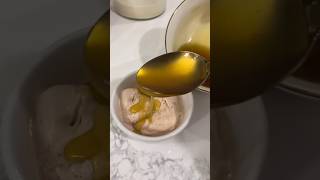 Viral olive oil caramel! Equal parts cold maple syrup and high quality olive oil! #oliveoil #caramel