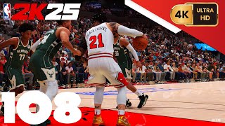 NBA 2K25 =My Career= [PC] (4K) EP108 {2nd Year} {Key Game} {Bucks @ Bulls}