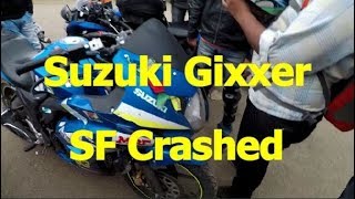 How safety gears saves our life | Gixxer SF 150 Crashed | Aftermath