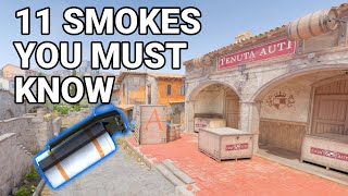 11 Smoke Lineups You MUST KNOW On NEW INFERNO In COUNTER-STRIKE 2!