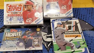 Random for History of Topps⚾2021 TOPPS/Donruss 4 Mix Box Break (57 packs & 4 HITS🔥)