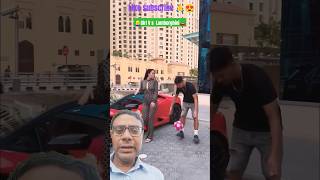 Girl vs lamborghini 🤮 #funny #car #shorts #football #shortsfeed#short#ytshorts#trending#greenscreen