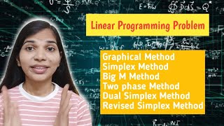 Linear Programming Problem | Basic Concepts of LPP Model | Introduction to all variables in LPP