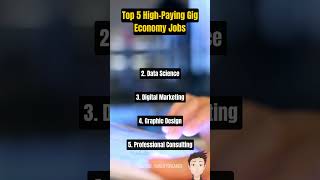 Top 5 High Paying Gig Economy Jobs 2024 #shorts