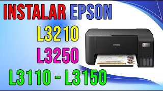 Instalación epson L3210 - L3250 - L3110 - L3150