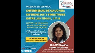 Enfermedad de Gaucher: Diferencias y similitudes entre los tipos I, II y III.