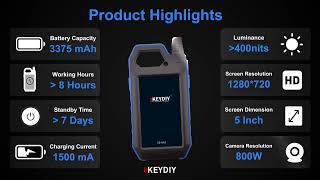 KeyDiy KD-MAX Tool specifications