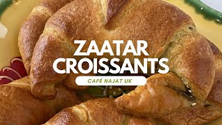 Zaatar Croissants - using shop-bought croissant dough, these can be done ever so quickly!