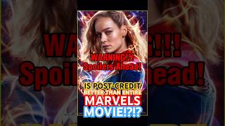 Is MARVELS Post-Credit Scene BETTER THAN the Movie!?!? #video #foryou #shorts