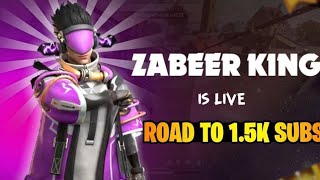 free fire diamond's giveaway 🎁💎road to 1.5k/FF live Telugu